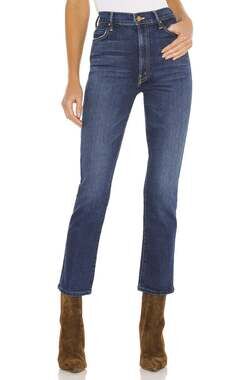 MOTHER The Swooner Jeans Until Next Time Dark Wash Slim Straight Leg Size 26